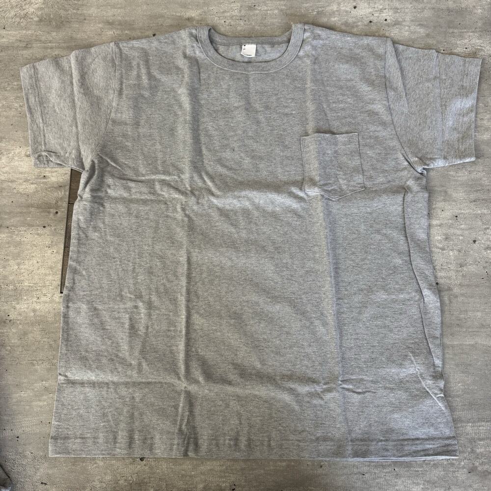 3sixteen Mens 2 Pack Heavyweight Grey Short Sleeve Pocket T-Shirts S NEW Tee - Picture 2 of 6
